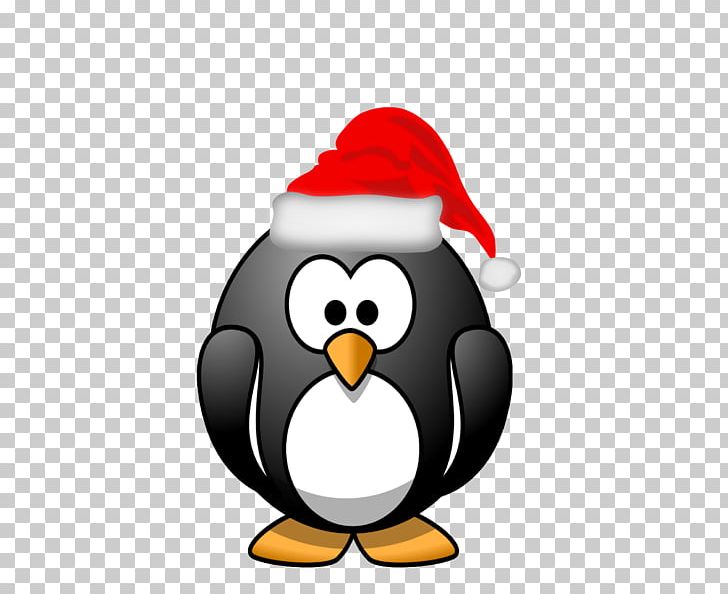 Penguin Santa Claus Christmas PNG, Clipart, Beak, Bird, Christmas, Christmas Penguin Clipart, Christmas Tree Free PNG Download