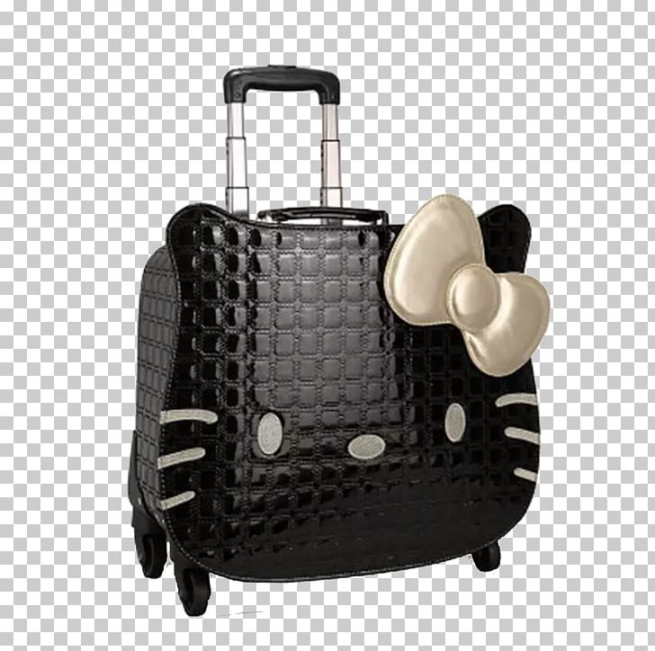 Hello Kitty Suitcase Travel PNG, Clipart, Background Black, Bag, Baggage, Black, Black Background Free PNG Download