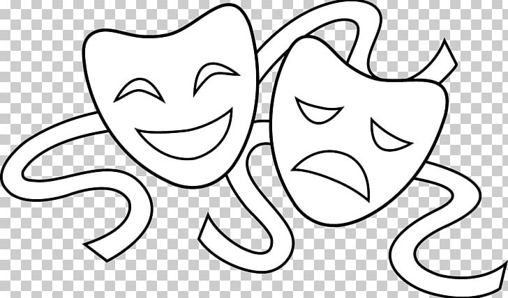 Drama Theatre Mask Performance PNG, Clipart, Angle, Area, Art, Artwork, Black And White Free PNG Download