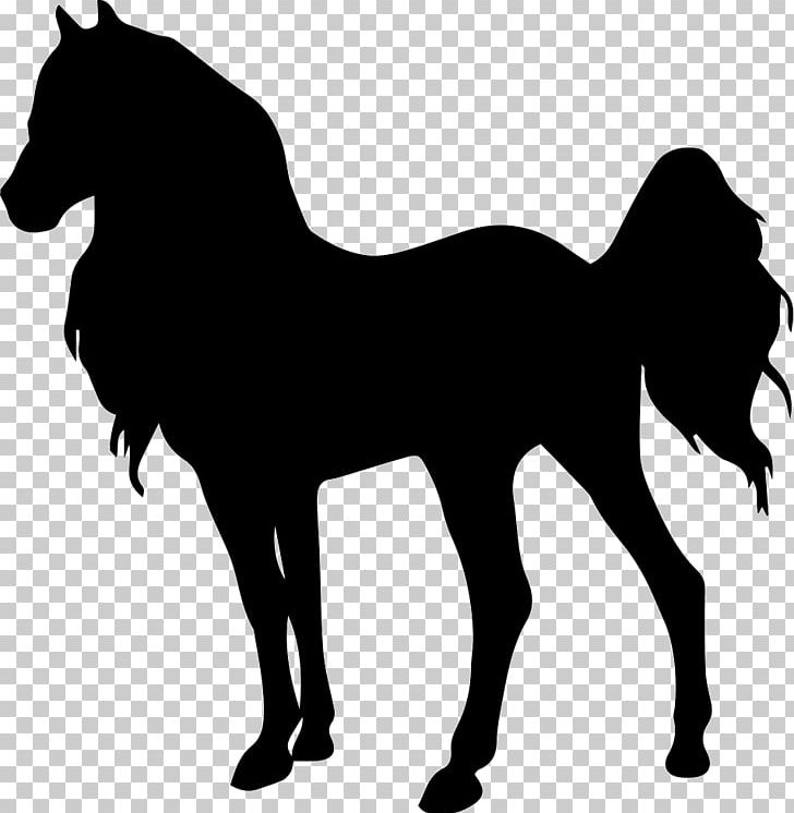 Standing Horse Silhouette PNG, Clipart, Animal, Animals, Black, Black And White, Colt Free PNG Download