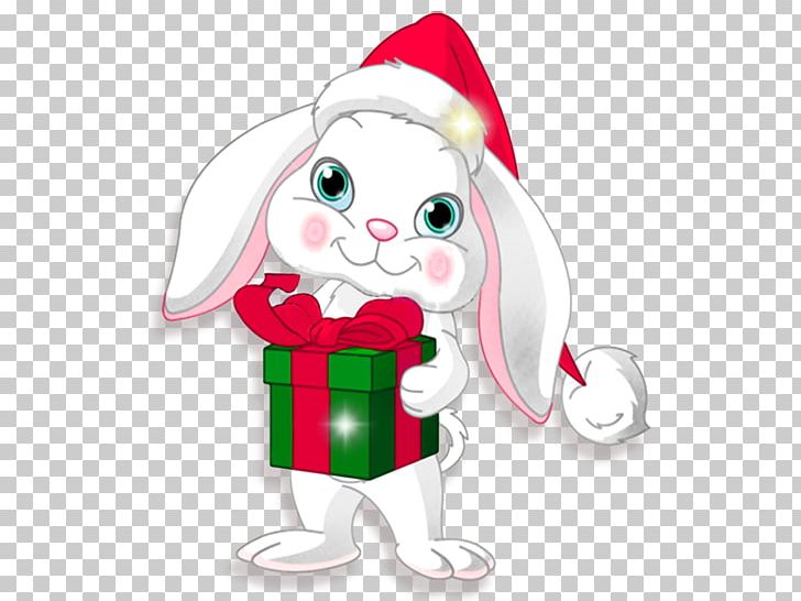 Christmas Gift Santa Claus Rabbit PNG, Clipart, Bunny, Can Stock Photo, Cartoon, Cartoon Characters, Christmas Free PNG Download