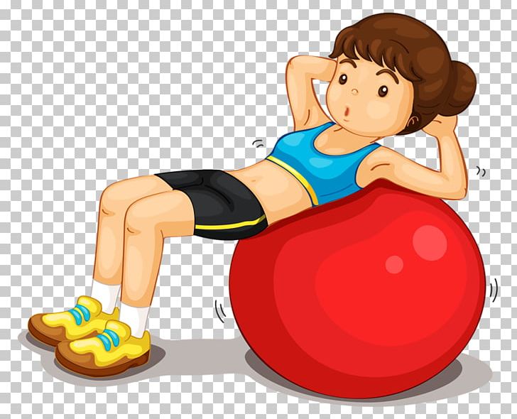 Exercise Balls Sit-up Fitness Centre Physical Fitness PNG, Clipart, Arm, Barbell, Cartoon, Chair, Child Free PNG Download