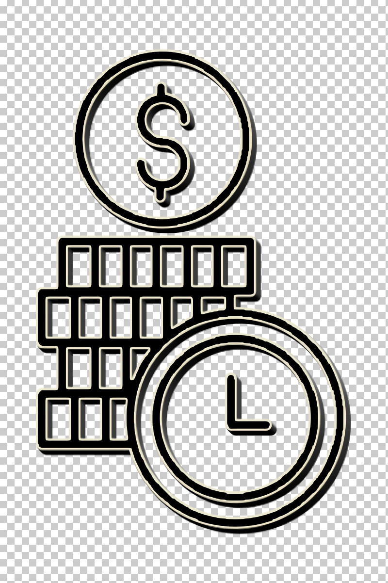 Investment Icon Time Is Money Icon Coin Icon PNG, Clipart, Coin Icon, Coloring Book, Investment Icon, Line, Line Art Free PNG Download