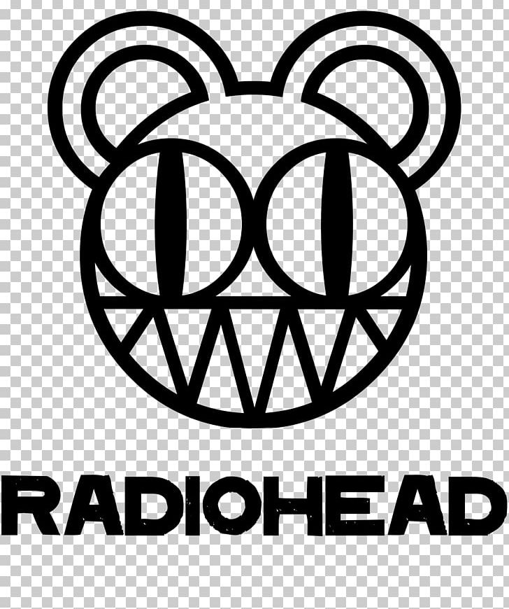 Radiohead Kid A Music Logo In Rainbows PNG, Clipart, Area, Artist, Bear Logo, Black And White, Brand Free PNG Download