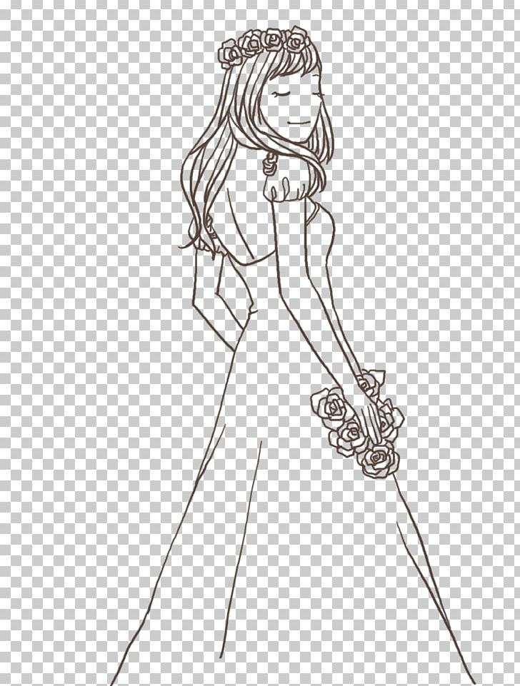 Bride Drawing Wedding Dress PNG, Clipart, Arm, Cartoon, Cartoon Bride, Cartoon Characters, Creative Wedding Free PNG Download