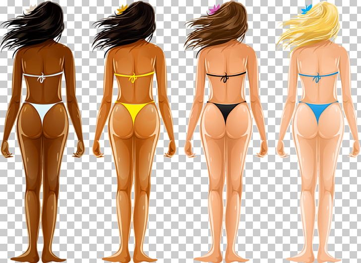 Euclidean Human Skin Color Bikini PNG, Clipart, Abdomen, Anime Girl, Baby Girl, Back, Brunette Free PNG Download