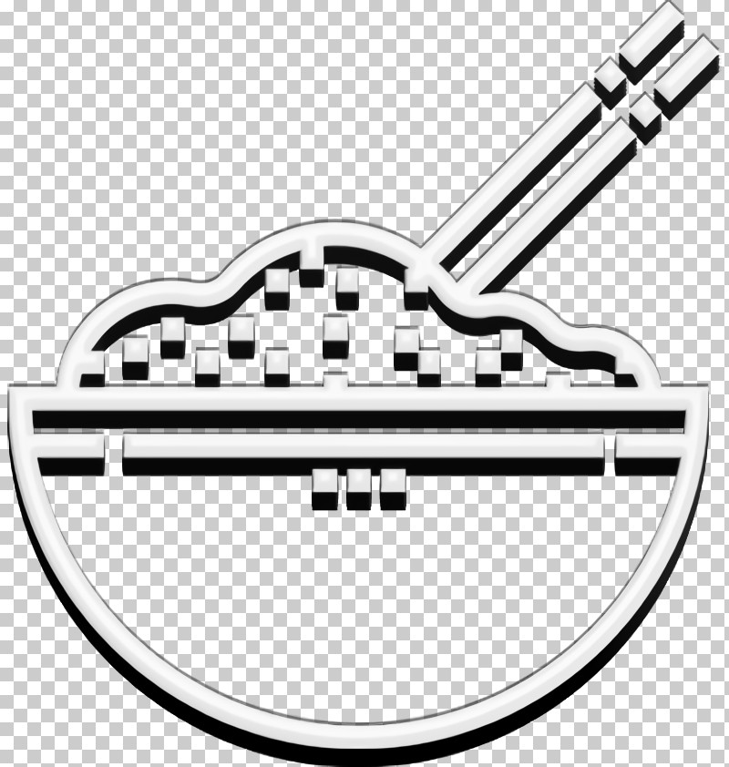 Rice Icon Food And Restaurant Icon PNG, Clipart, Black, Black And White, Food And Restaurant Icon, Geometry, Line Free PNG Download