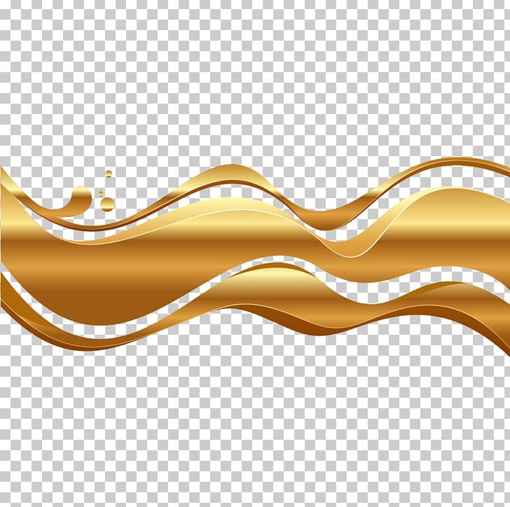 Gold Wind Wave Painting Solid Geometry Pattern PNG, Clipart, Decorative Patterns, Design, Download, Encapsulated Postscript, Filename Extension Free PNG Download