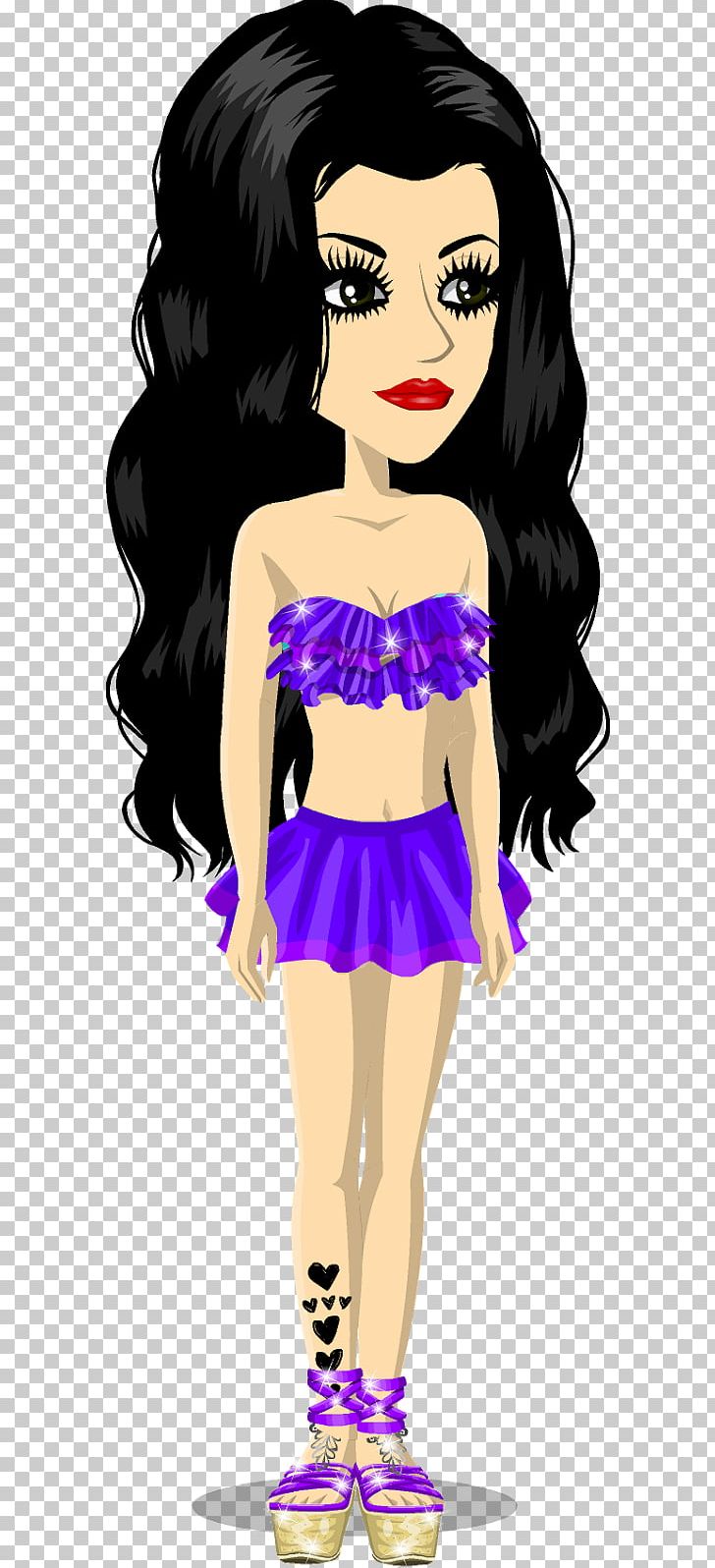 MovieStarPlanet Fashion Hairstyle Clothing Female PNG, Clipart, Art, Black Hair, Brown Hair, Cartoon, Clothing Free PNG Download