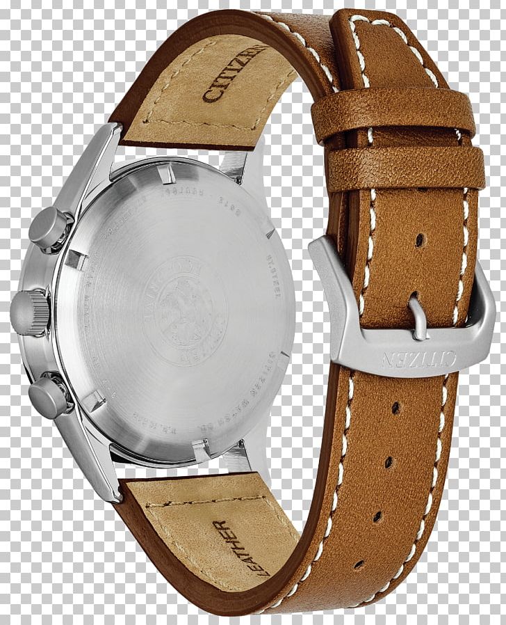 Eco-Drive Watch Strap Citizen Holdings Leather PNG, Clipart, Accessories, Analog Watch, Beige, Brand, Brown Free PNG Download