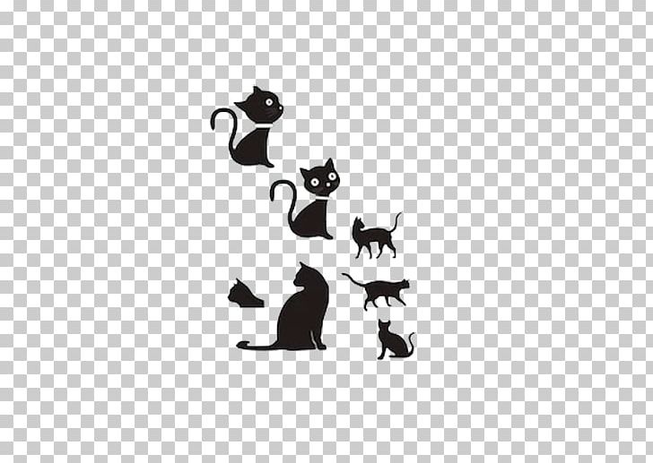 Cat Silhouette Cartoon PNG, Clipart, Animals, Black, Carnivoran, Cartoon, Catdog Free PNG Download