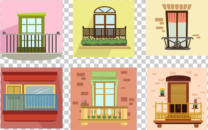 Window Architecture Balcony Cartoon PNG, Clipart, Abstract Shapes, Adobe Illustrator, Apartment, Download, Elevation Free PNG Download