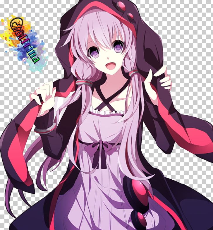 Yuzuki Yukari Vocaloid Anime PNG, Clipart, Anime, Artwork, Black Hair, Brown Hair, Cartoon Free PNG Download