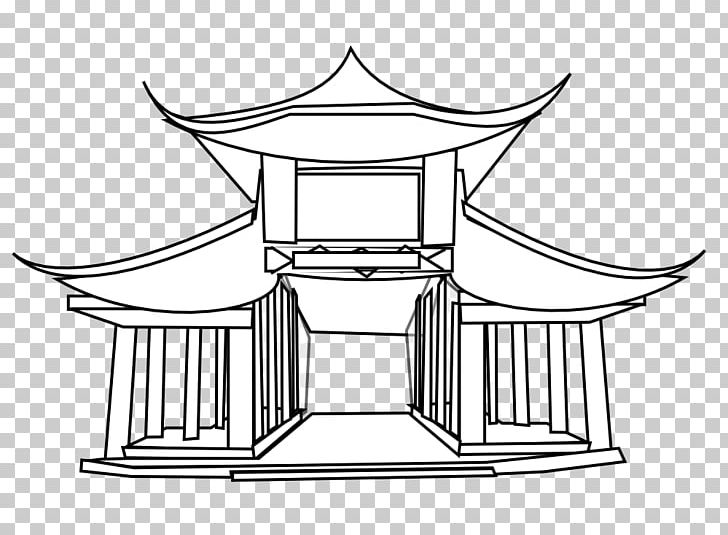 China Temple Chinese Cuisine Chinese Pagoda PNG, Clipart, Angle, Artwork, Black And White, China, Chinese Architecture Free PNG Download
