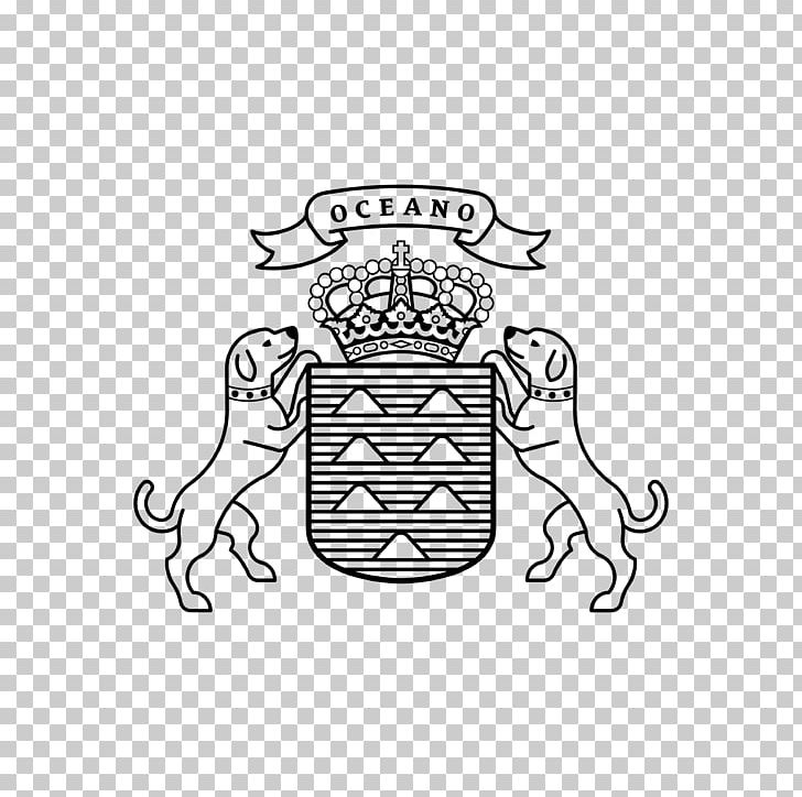 Lanzarote Las Palmas Teide Fuerteventura Coat Of Arms Of The Canary Islands PNG, Clipart, Artwork, Black, Black And White, Canary Islands, Cartoon Free PNG Download