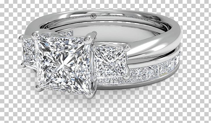 Princess Cut Wedding Ring Solitaire Diamond PNG, Clipart, Bling Bling, Blingbling, Body Jewellery, Body Jewelry, Colored Gold Free PNG Download