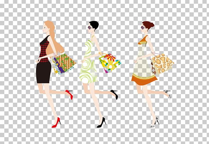Shopping Adobe Illustrator Illustration PNG, Clipart, Artworks, Baby Girl, Beauty, Designer, Euclidean Vector Free PNG Download