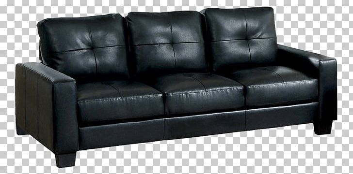 Futon Couch Sofa Bed Furniture Leather PNG, Clipart, Angle, Bed, Black, Chair, Clicclac Free PNG Download