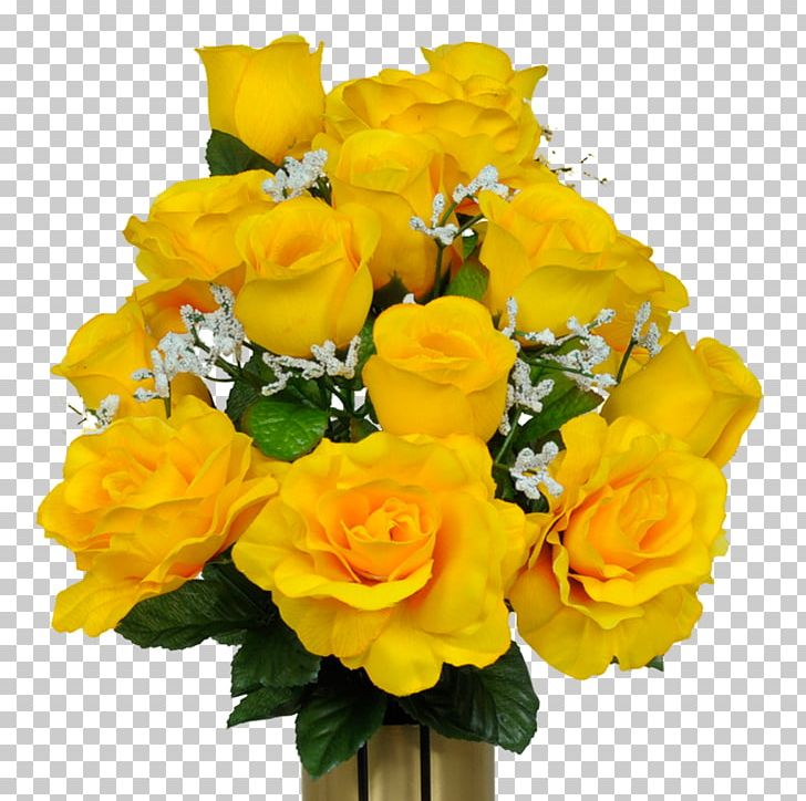 Rose Yellow Flower Heart Vase PNG, Clipart, Annual Plant, Artificial Flower, Austrian Briar, Blue Rose, Bud Free PNG Download