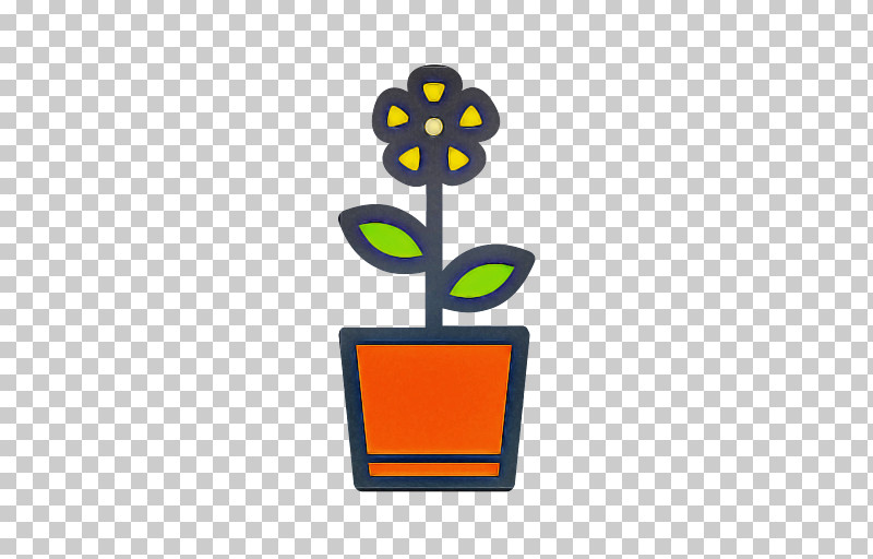 Yellow Logo Flowerpot Plant Flower PNG, Clipart, Flower, Flowerpot, Logo, Plant, Smile Free PNG Download