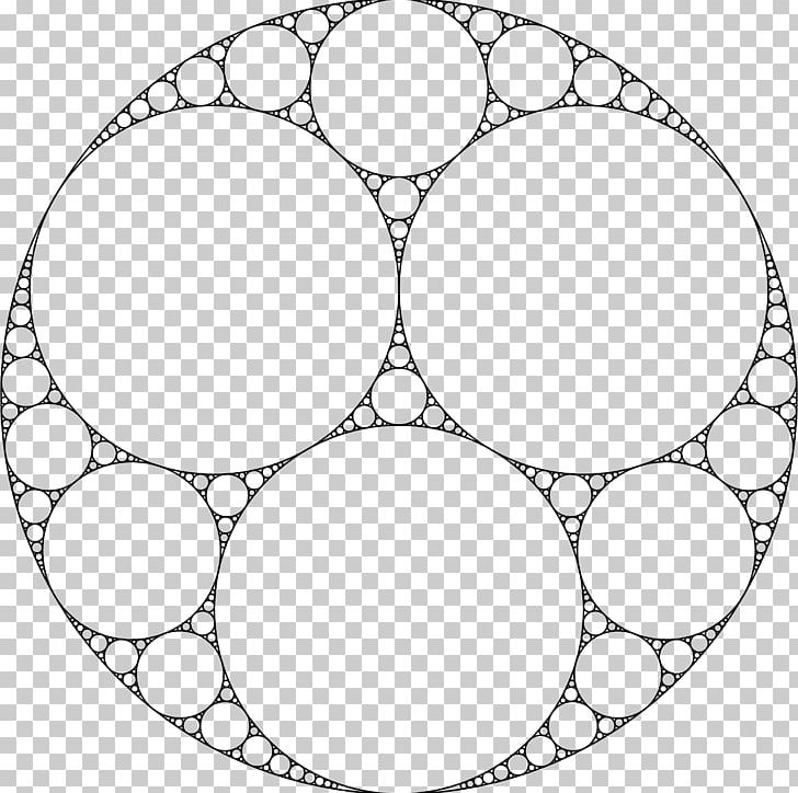 Apollonian Gasket Tangent Circle Fractal Problem Of Apollonius PNG, Clipart, Apollonian Circles, Apollonius Of Perga, Area, Auto Part, Black Free PNG Download