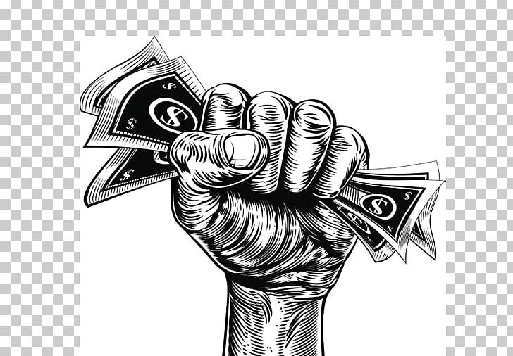 Stock Photography Money Fist PNG, Clipart, Arm, Automotive Design, Black And White, Can Stock Photo, Creative Market Free PNG Download