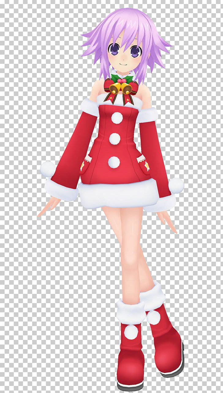 Hyperdimension Neptunia Christmas Day Anime Greeting & Note Cards PNG, Clipart, 3d Computer Graphics, Action Figure, Anime, Brown Hair, Character Free PNG Download