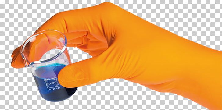 Medical Glove Orange Laboratory Schutzhandschuh PNG, Clipart, Arm, Biological Hazard, Chemical, Disposable, Finger Free PNG Download