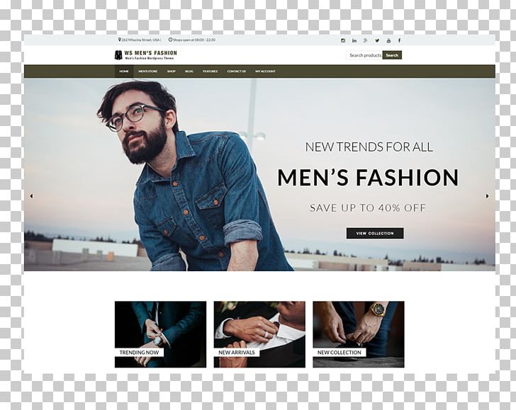 Responsive Web Design Fashion WooCommerce E-commerce Theme PNG, Clipart, Brand, Business, Clothing, Communication, Conversation Free PNG Download