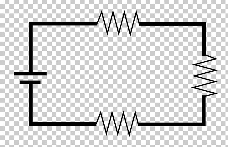 Series And Parallel Circuits Electronic Circuit Electrical Network Resistor Electronic Component PNG, Clipart, Angle, Area, Black, Black And White, Brand Free PNG Download