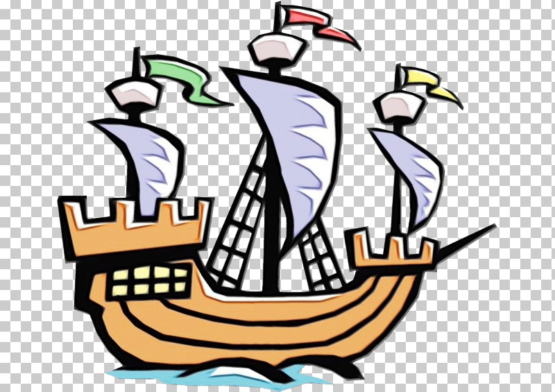 Columbus Day PNG, Clipart, Boat, Cartoon, Christopher Columbus, Columbus Day, Drawing Free PNG Download
