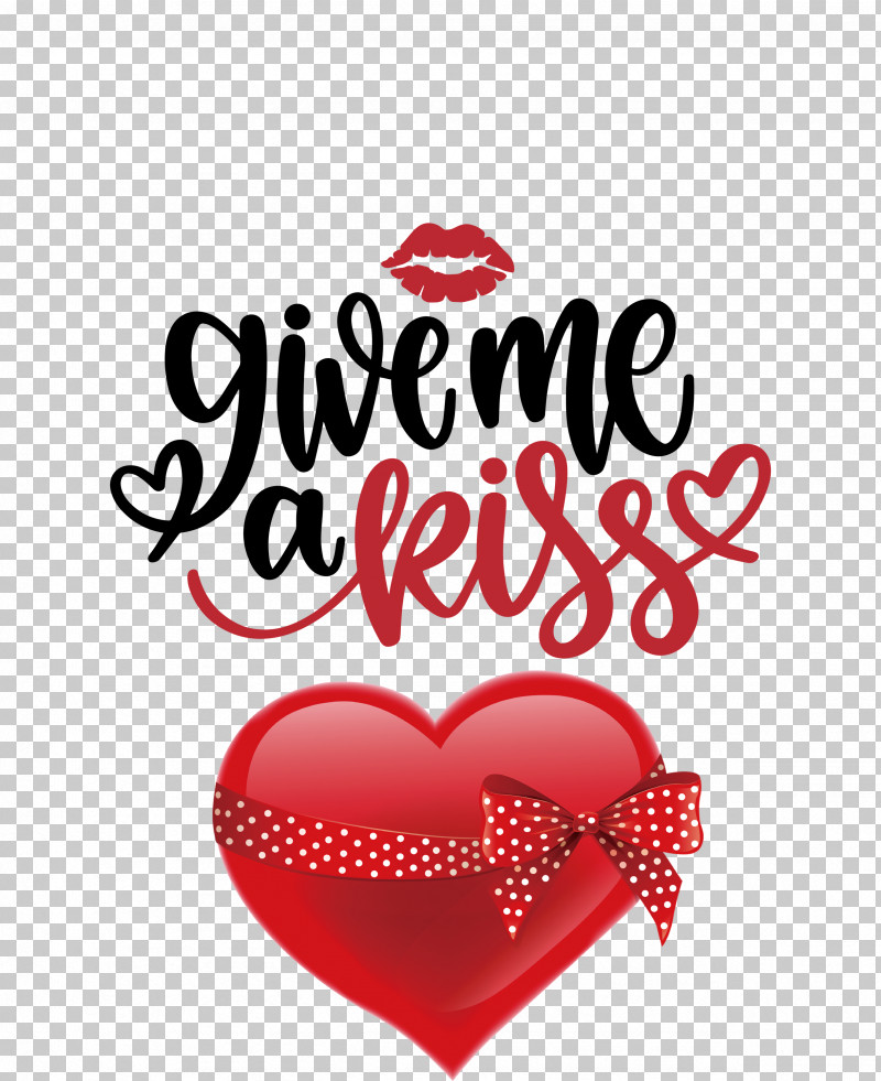 Give Me A Kiss Valentines Day Love PNG, Clipart, Heart, Kiss, Logo, Love, M095 Free PNG Download