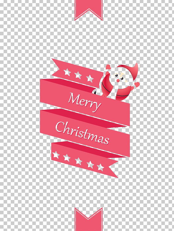 Santa Claus Christmas Ribbon Illustration PNG, Clipart, Carnival, Cartoon, Christmas Card, Christmas Decoration, Christmas Frame Free PNG Download