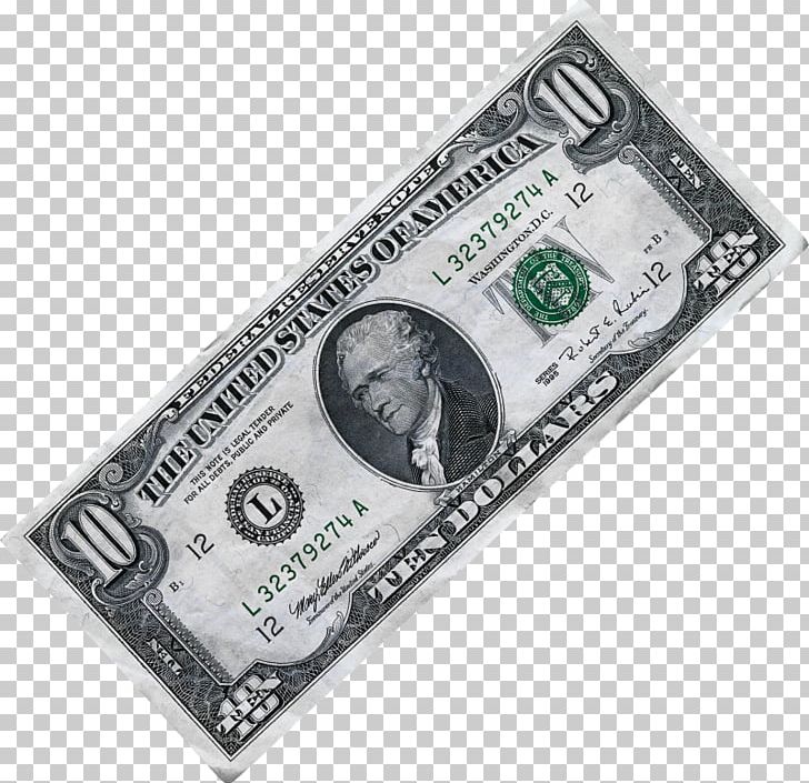 ten dollar bill clipart
