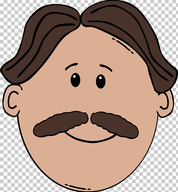 Moustache Man Brown Hair PNG, Clipart, Beard, Brown Hair, Cheek, Child, Daffodil Cartoon Free PNG Download
