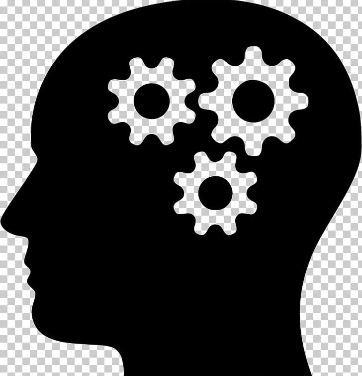 Computer Icons Brain Human Head Homo Sapiens PNG, Clipart, Black And White, Brain, Computer Icons, Gear, Head Free PNG Download