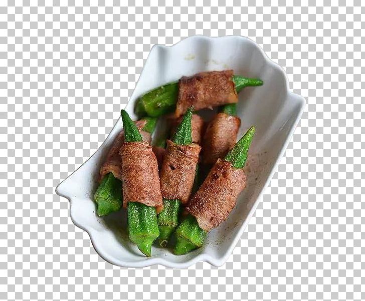 Sausage Vegetarian Cuisine Bacon Roll Okra PNG, Clipart, Appetizer, Bacon, Catering, Cheese, Creative Free PNG Download