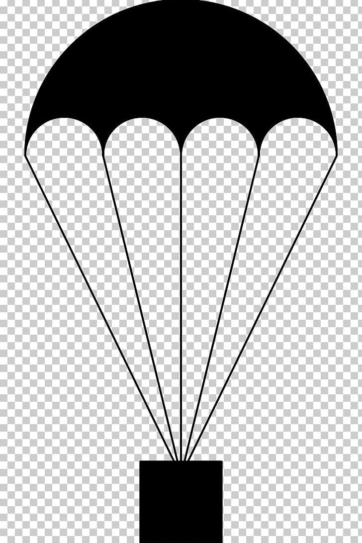 Parachute Parachuting PNG, Clipart, Angle, Black, Black And White, Computer Icons, Download Free PNG Download