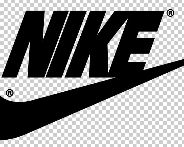 Swoosh Nike Logo Brand Just Do It PNG, Clipart, Angle, Black And White, Brand, Carolyn Davidson, Crop Top Free PNG Download