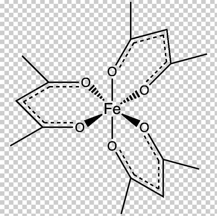 Tris(acetylacetonato)iron(III) Acetylacetone Coordination Complex Ferric PNG, Clipart, Acetylacetone, Angle, Area, Black, Black And White Free PNG Download