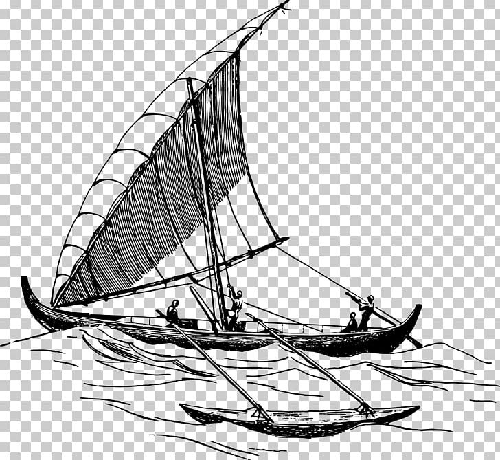 Proa Sailboat Sailing PNG, Clipart, Ama, Artwork, Baltimore Clipper, Barque, Black And White Free PNG Download