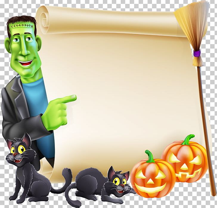 Halloween Scroll PNG, Clipart, Black Cat, Cartoon, Cartoon Cat, Cat, Cat Ear Free PNG Download
