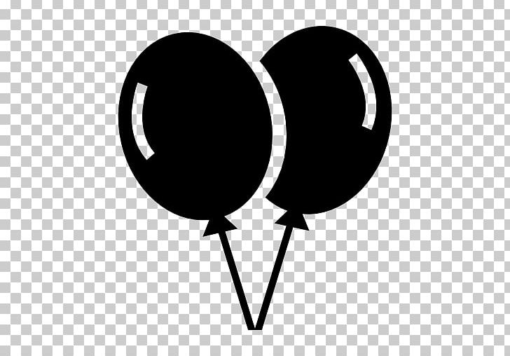 Balloon Computer Icons Christmas Party PNG, Clipart, Balloon, Birthday, Black, Black And White, Christmas Free PNG Download