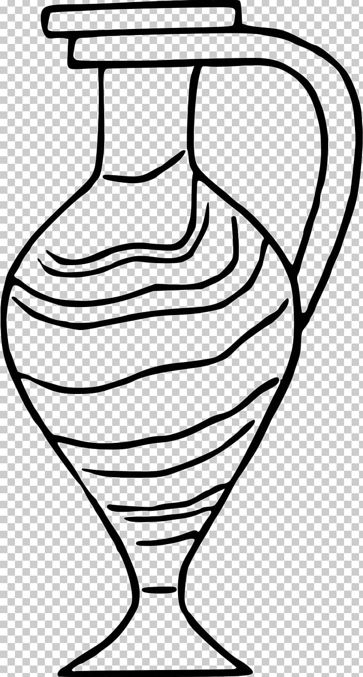 Black And White Vase PNG, Clipart, Artwork, Black, Black And White, Coloring Book, Decorative Arts Free PNG Download
