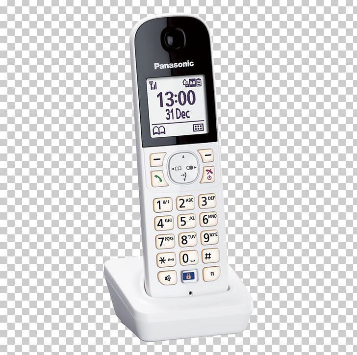 Cordless Handset Cordless Telephone Digital Enhanced Cordless Telecommunications Panasonic PNG, Clipart, Caller Id, Electronic Device, Electronics, Feature Phone, Gadget Free PNG Download