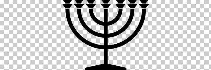 Menorah Jewish Symbolism Judaism Hanukkah PNG, Clipart, Area, Black And White, Candle, Candle Holder, Chai Free PNG Download