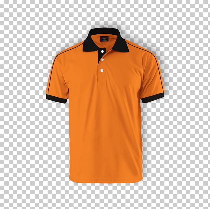 T-shirt Polo Shirt Sleeve Orange Kerchief PNG, Clipart, Active Shirt, Black, Casual Wear, Collar, Kerchief Free PNG Download