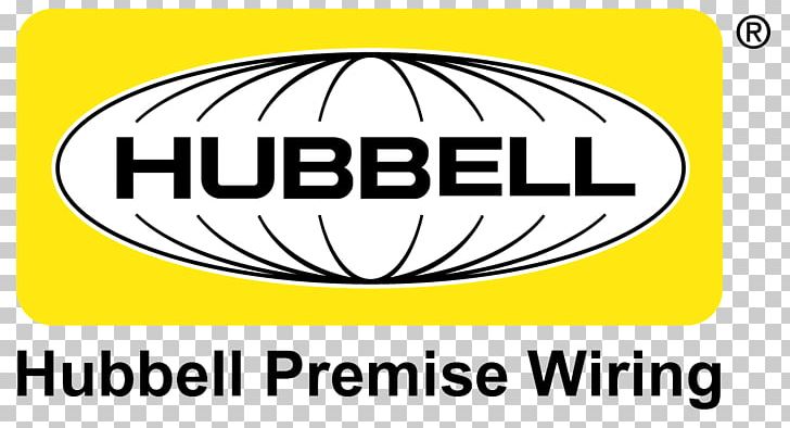 Logo Hubbell Incorporated Yellow Brand Font PNG, Clipart, Area, Brand, Category 6 Cable, Circle, Computer Network Free PNG Download