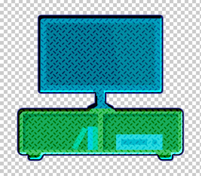 Tv Icon Television Icon Home Elements Icon PNG, Clipart, Electric Blue M, Geometry, Green, Home Elements Icon, Line Free PNG Download