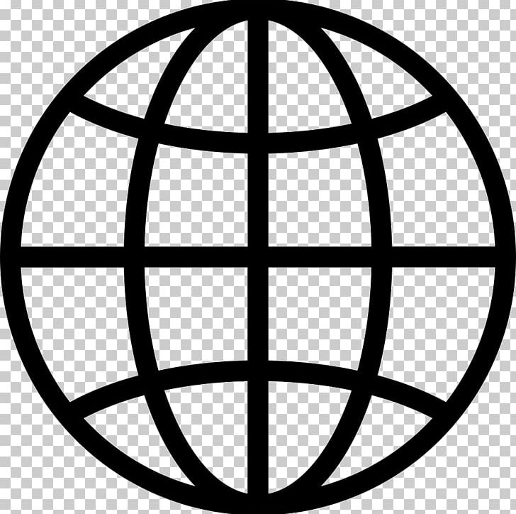 Globe Earth Scalable Graphics PNG, Clipart, Area, Ball, Black And White, Circle, Computer Icons Free PNG Download